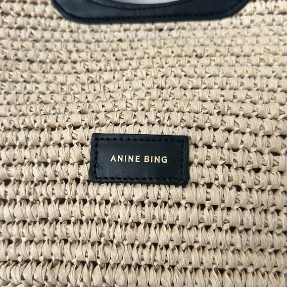 Anine Bing Mogeh Raffia Tote - Picture 4 of 6
